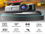 4K Dash Cam UHD 2160P WiFi Front Dashcam Night Vision Car Camera with 64GB Card V462-TA-96-01