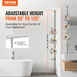 39" to 125" High Shower Corner Caddy Tension Pole Rust-Proof Tension Pole V952-SCTPYSBXGKKSAY5U6V0