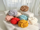 Decorative Throw Knot Pillow Ball for Home Chair Sofa Couch Bed Aesthetic Round Decor Pillows V1259-DP01-A-3431