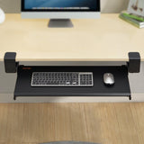 Clamp on Keyboard Tray Under Desk, Desk Keyboard Tray Slide out with Sturdy No-drill C Clamp Mount, V952-JPTPMDF00000QA5K5V0