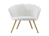 Artiss Armchair Teddy Fleece White Callista UPHO-H-5002-TED-WH