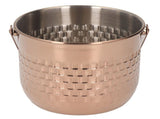 Wine Bucket Double Layer Stainless Steel Insulated Ice Wine Bucket for KTV Bar Dinner Party Rose V1294-YM0703-3118230042511