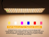150W Dimmable Full Spectrum Indoor Plant Growth Light Quantum Board Grow Light Veg and Bloom Dual V1294-YM0901-L6825US