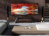 Reinforced Metal 40-100" Tv Floor Stand 2 Tier Shelf Tv Mount Adjustable Height V767-U-Z1188-V1