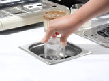 Automatic Glass Cup Washer , 304 Stainless Steel Coffee Milk Tea Cup Cleaner, for Home Kitchen Hotel V1192-AZ-W-0153