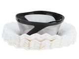 Coffee Filter Basket Cup with 100Pcs Filter Papers Filtering Tool Coffee Machine Accessories V1294-YM0721-3118210102311