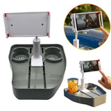 Adjustable Pool Tray Table with Phone Holder & Cup Holders, Swimming Pool Floating Side Table Hot V1192-AZ-W-26459