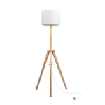 EMITTO Tripod Floor Lamp Wooden Modern Natural LI0566-NT