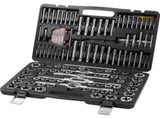 Tap and Die Set, 116-Piece Include Metric and SAE Size, Bearing Steel Taps and Dies, Essential V952-SZHMJZSZBY116ORORV0