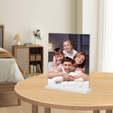 Acrylic Picture Frame 4x6 Inches, 8 Pack Plastic Picture Frames Holder Standing,Double Sided Picture V1192-AZ-W-22684