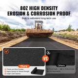 VEVOR Non Woven Geotextile Fabric Under Gravel, 6x50FT 8OZ Driveway Fabric Landscape Fabric, Heavy V952-WFB650FT80ASNTIWAV0