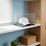Clear Acrylic Hat Display Box for Baseball Cap Organizer Tabletop Stand V1370-AZ4-20688
