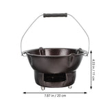 Iron Metal Outdoor Stove for Camping, Barbecue, Fishing, and Efficient Heating Activities V1192-AZ-W-27749