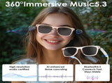 AI Smart Translation Sunglasses UV400, Bluetooth, 110 Languages, Voice Control Ideal for Travel V1107-SMART TRANSLATION SUNGLASSES