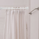 Heavy Duty Extendable Plastic Tension Curtain Rod Poles, Adjustable White Window Rods V1369-AZ3-W-20960