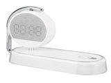 Bedside Lamp with Alarm Clock 15W Wireless Charging Nightstand Reading Light for Home Dorm Office V1294-YM0901-3119240146411