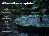 Gardeon Solar Fountain Pumps Bird Bath Floating Lotus Desig Water Feature 31cm FOUNT-POND-B-LED-LEAF