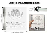 The Mental Health Journal Set Planner Care and Relaxation Workbook Adults, Mental Health Planner V1366-AZ2-W-24140