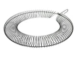 Hanging Wreath Bird Feeder Carbon Steel Large Capacity Portable Peanut Bird Feeder with Hanging Hook V1294-YM0901-3111240293211