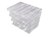 Transparent Water Bottle Organizer 4 Pack Stackable Plastic Water Bottle Cup Holder Detachable V1294-YM0706-3118230176911