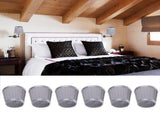 6Pcs Bedroom Cloth Fabric Lampshade Lamp Cover Shade for E14 Chandelier Wall Light Bulb V1294-YM0901-3119200095911