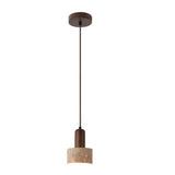 Yellow Travertine Pendant Light 110-240V Japanese Style Nordic Pendant Lamp Ideal for Bedside, V1369-AZ3-W-11417