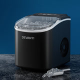 Devanti 12kg Ice Maker Machine w/Self Cleaning Black IM-ZB12H-BK