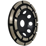 Diamond Grinding And Sanding Disc, 125Mm X 22.23Mm Double ROw Diamond Abrasive Wheel, For Grinding V1188-MS-227-2001