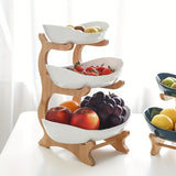 **Nordic-Style Three-Tier Extendable Fruit Tray Creative Living Room Snack Stand, Adjustable V1106-SGTP002