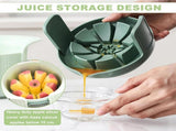 Apple Slicer, Heavy Duty Apple Corer and Slicer Comfort Handles, 8-Slice Large Apple Slicer, V1189-LWWAL-20260401-07128