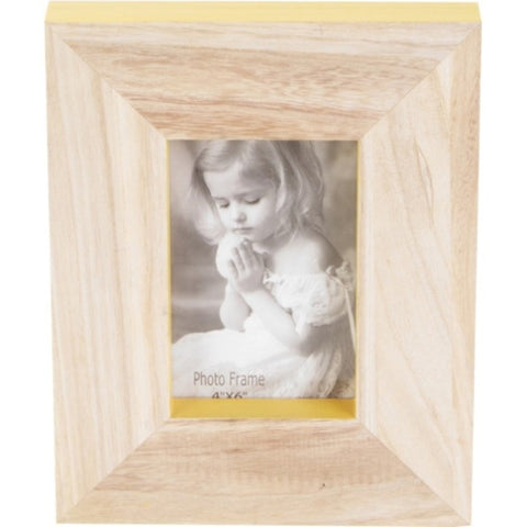 Wood Single Photo Frame 23cm V637-WF-8R702-46-YL
