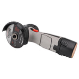 Cordless Angle Grinder with 2pcs 12V 1500mAh Batteries 19500rpm Electric Angle Grinding Tool for V1294-YM0901-3114250015711