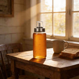 Honey Dispenser, 10ooz/300ml Honey Jar Maple Syrup Dispenser, No Drip Glass Honey' Dispenser Pot for V1192-AZ-W-18053