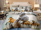 Horses Solenne Gallery Quilt / Doona / Duvet Cover set V745-AQ042267Q3