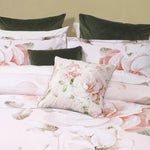 Bianca Layla White Floral Printed Cotton Sateen Quilt Cover Set Super King V442-BCA-QUILTCS-LAYLA-WHITE-SK