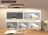 Battery Operated Wall Sconces Set of 2, Rechargeable Wood Wall Lights, Stick On V1263-JX-5776