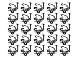 25PCS T Post Insulators Electric Fence Pinlock Insulator Wire Holding Clips for Farm and Garden V1294-YM0901-3111240311811