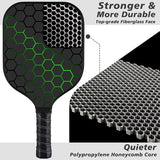 2 rackets, 4 balls, Pidike racket set , fiberglass graphite Pidike racket set, ball equipment V1105-YAPKQP-04