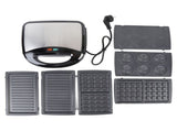 Breakfast Maker Press Nonstick Fast Heating 4 in 1 Waffle Maker with Removable Plates EU Plug 220V V1294-YM0901-3113250035711