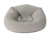 Inflatable Chair Single Sofa PVC Flocking Blow Up Lounge Couch for Living Room Bedroom Office V1294-YM0901-3116250014711