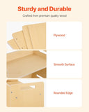 VEVOR Weaning Table and Chair Set Montessori Toddler Desk with 2 Chairs Wood V952-ETDNZY265201MXF9VV0