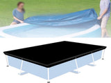 Waterproof cover Dust cover Outdoor pool cover 221 x 150 cm Black Oxford fabric UV protection V1188-MS-313-1096