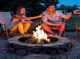 Fire Pit Ring, Fire Pit Insert with Barbecue Fire Ring, 35-In Outer/31-In Inner Diameter, 8.5in V952-DKJHH31INCH165WYPV0