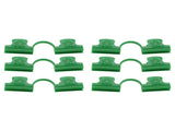 50Pcs Greenhouse Clamp PE Plastic 2 Head Plant Film Clamp Soil Sheet Clip for Horticulture 16mm / V1294-YM0706-3111230226813