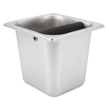 Stainless Steel Coffee Knocking Grounds Box with Rubber Rod Embeddable Coffee Dump Bin for Home V1294-YM0716-3118220123811