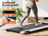 Everfit Treadmill Electric Walking Pad Incline Under Desk Home Gym 380mm White TMILL-380-INC-WH