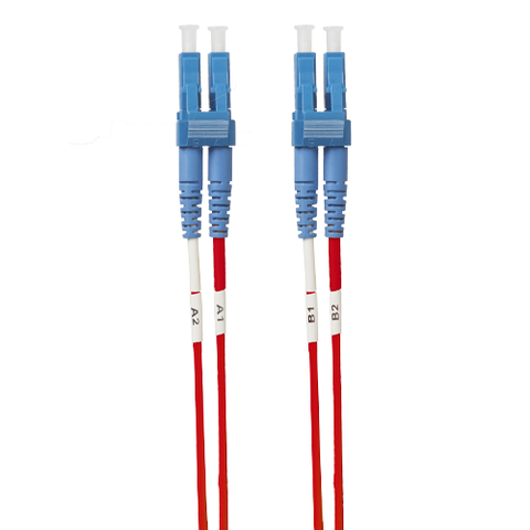 10m LC-LC OS1 / OS2 Singlemode Fibre Optic Cable | Red FL.OS2LCLC10MR