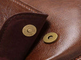Brown Men's Genuine Leather Shoulder Bag - Vintage Business Briefcase V888-ELOSUNG12653