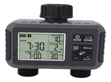 Automatic Irrigation Timer LCD Display 3/4-1/2 Inch Faucet 2 Zone Watering Timer for Outdoor Garden V1294-YM0901-3111250071811