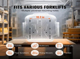 Universal Forklift Seat Adjustable Tractor Seat with Seatbelt Armrests V952-CCZYJZKFSAQDKKFORV0